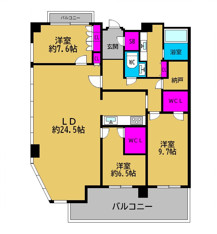 ◆グランドメゾン大阪上本町◆《19F》